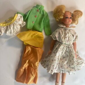 Barbie Vintage Mattel Taiwan Skipper Fashion Doll Eyelashes 1969